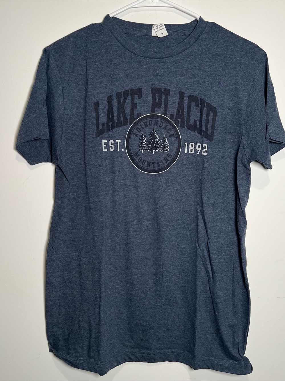 Lake Placid Graphic Tee - Navy Blue Men’s Shirt
